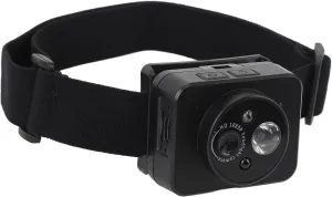 Head Mounted Action Camera, 2MP 1080P LED Headlamp Wearable Body Video Camera, 45° Adjustment Camcorder with Elastic Headband, for Night Outdoor Sports