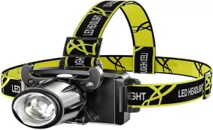 Headlamp， Adjustable Focal Length and Adjustable Angle Headlight Waterproof Intelligent Induction Headlamp Source Focusing Searchlight Head Lights for Hiking Outdoor Camping