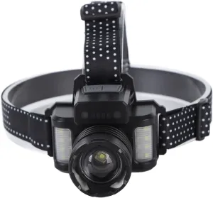 Headlamp, High Elastic Webbing 5000LM Brightness Headlight, USB Reable 9 Light Modes Flashlight, for Camping, Night Fishing