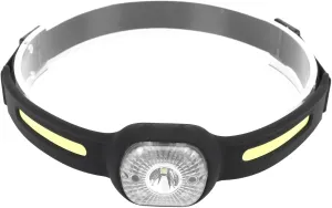 Headlamp, Soft SilicLightweight Headlights for Head, Adjustable Light 270° Wide Field Lighting USB Charging Hard Hat Light, for Hiking, Running