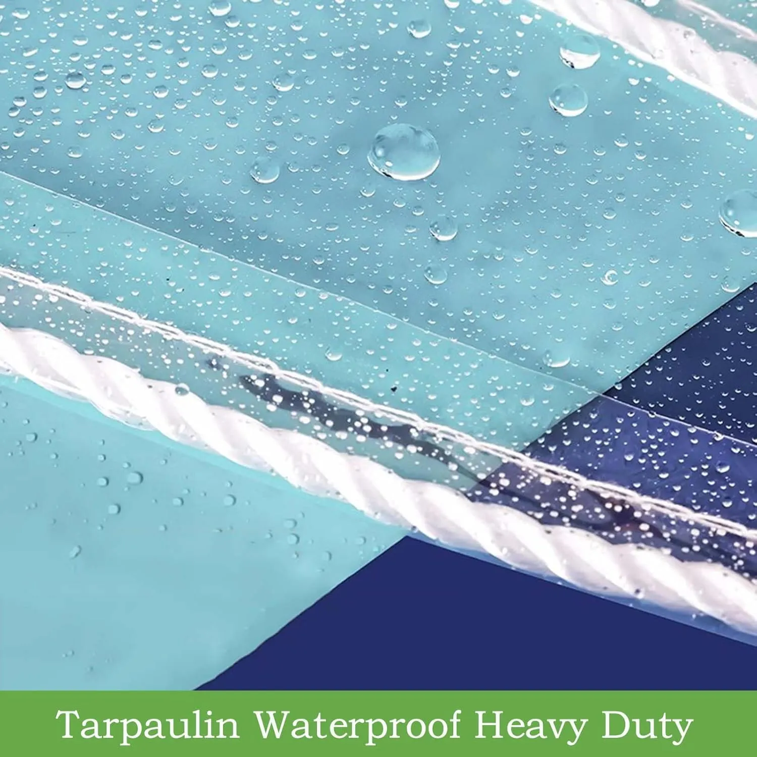 Heavy Duty Clear Vinyl PVC Waterproof Tarps 4.6x9.8ft, Tarp Thick Transparent Tarpaulin with Grommets, Tarp Cover for Greenhouse Balcony Garden