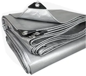 Heavy Duty Tarp Poly Tarpaulin Multipurpose Camping Cover 3m x 5m