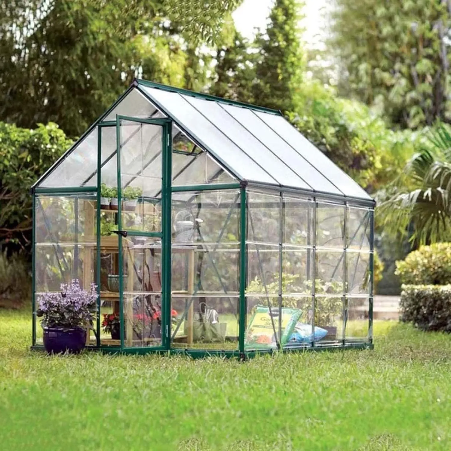 Heavy Duty Waterproof PVC Clear Tarps 5.9x5.9ft, Thick Transparent Tarpaulin with Grommets, PVC Plastic Tarp Dustproof, for Greenhouse Patio Chicken