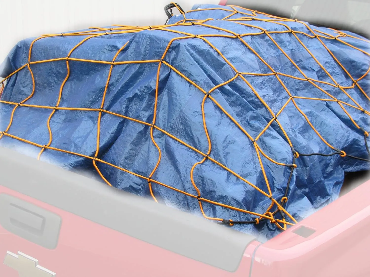 Heininger 4255 HitchMate 5' X 8' Cargo Stretch Web and Bag with 12 Hooks