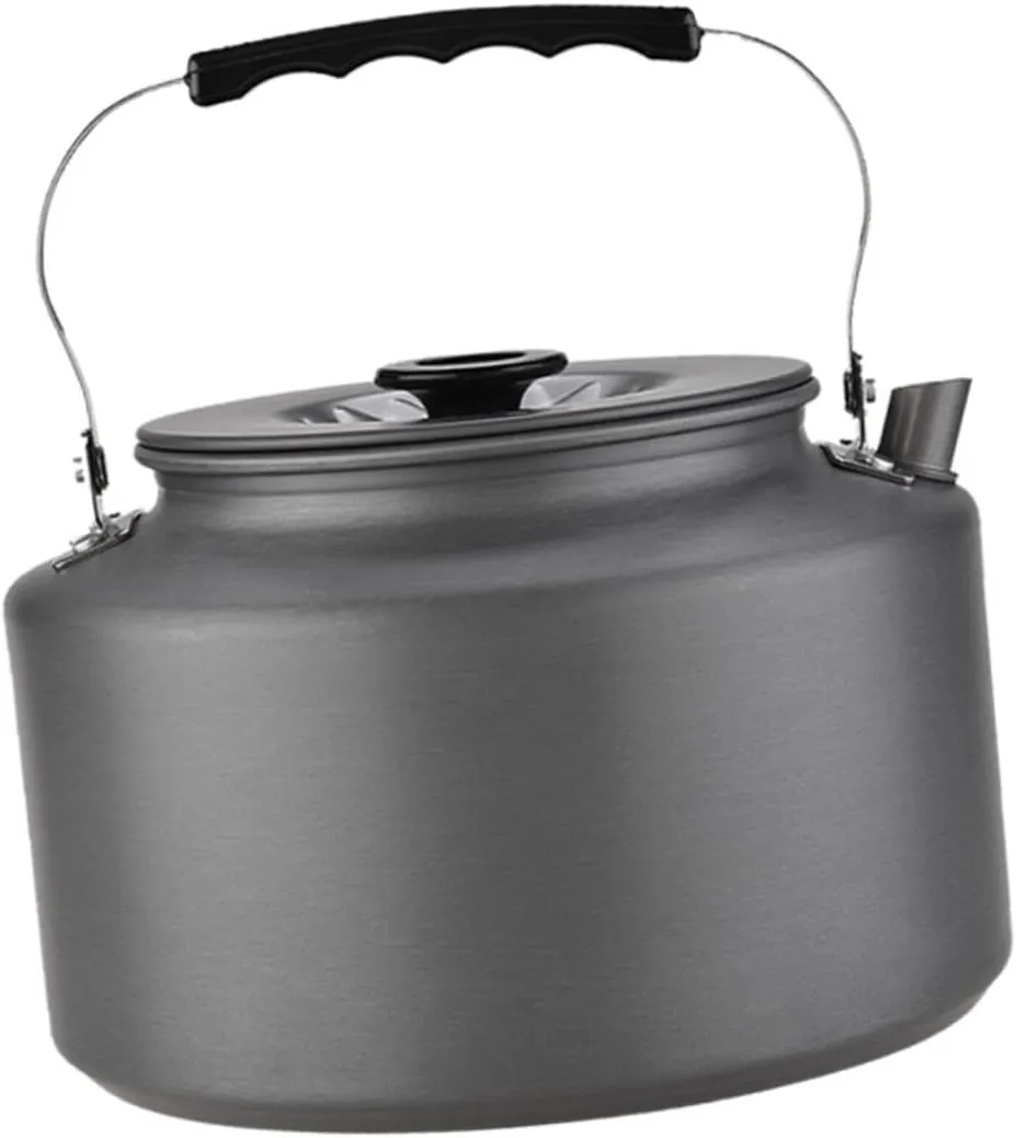 Hemoton Outdoor Tea Kettle Infuser 2l Camping Boiling Pot Collapsible Picnic Pot for Coffee and Tea
