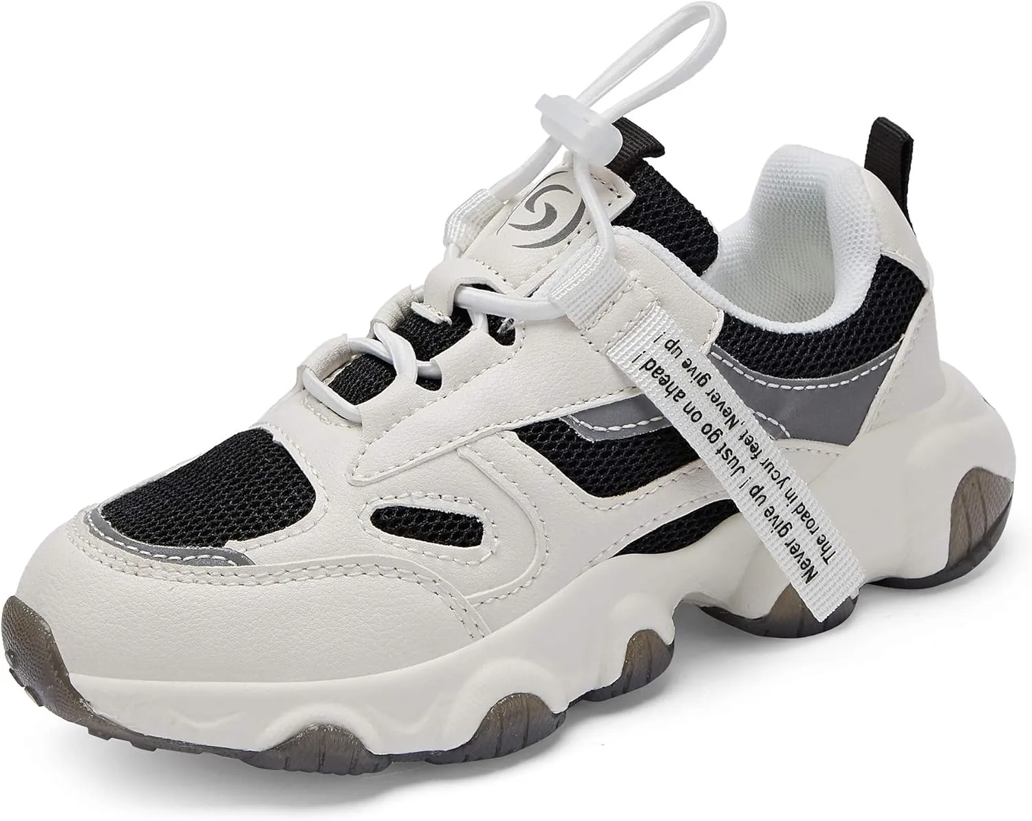 Hetios Kids Shoes Girls Lightweight Athletic Running Shoes Breathable Knit School Sports Shoes (Toddler/Little Kid/Big Kid)