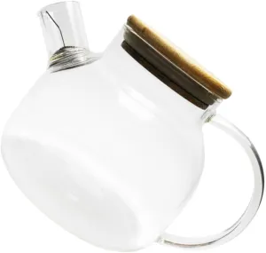 High Borosilicate Glass Tea Pot Heat Resistant Kettle for Home Use Easy to Clean Elegant Design for Blooming Loose Leaf Tea