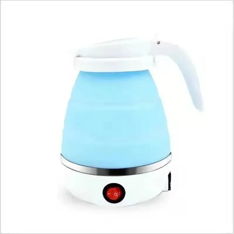 Household Folding Kettle Portable Boiling Pot  Silicone304 Compression Foldable Leakproof Kitchen Appliances Travel Water Boiler