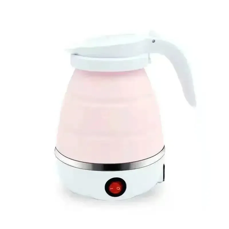 Household Folding Kettle Portable Boiling Pot  Silicone304 Compression Foldable Leakproof Kitchen Appliances Travel Water Boiler