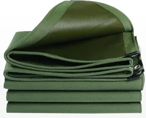 IMPREC Tarps,Shelter Waterproof for Boat Pool with Grommets Army Green Thick Tarpaulin Cover for Firewood Truck Cargo, Green（2x2m） WMEIE (Color : Green, Size : 2x3m)