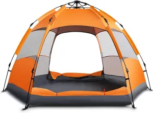 Instant Pop Up Tent Family Camping Tent 4-7 Person Portable Tent Automatic Tent Waterproof Windproof for Camping Hiking Mountaineering
