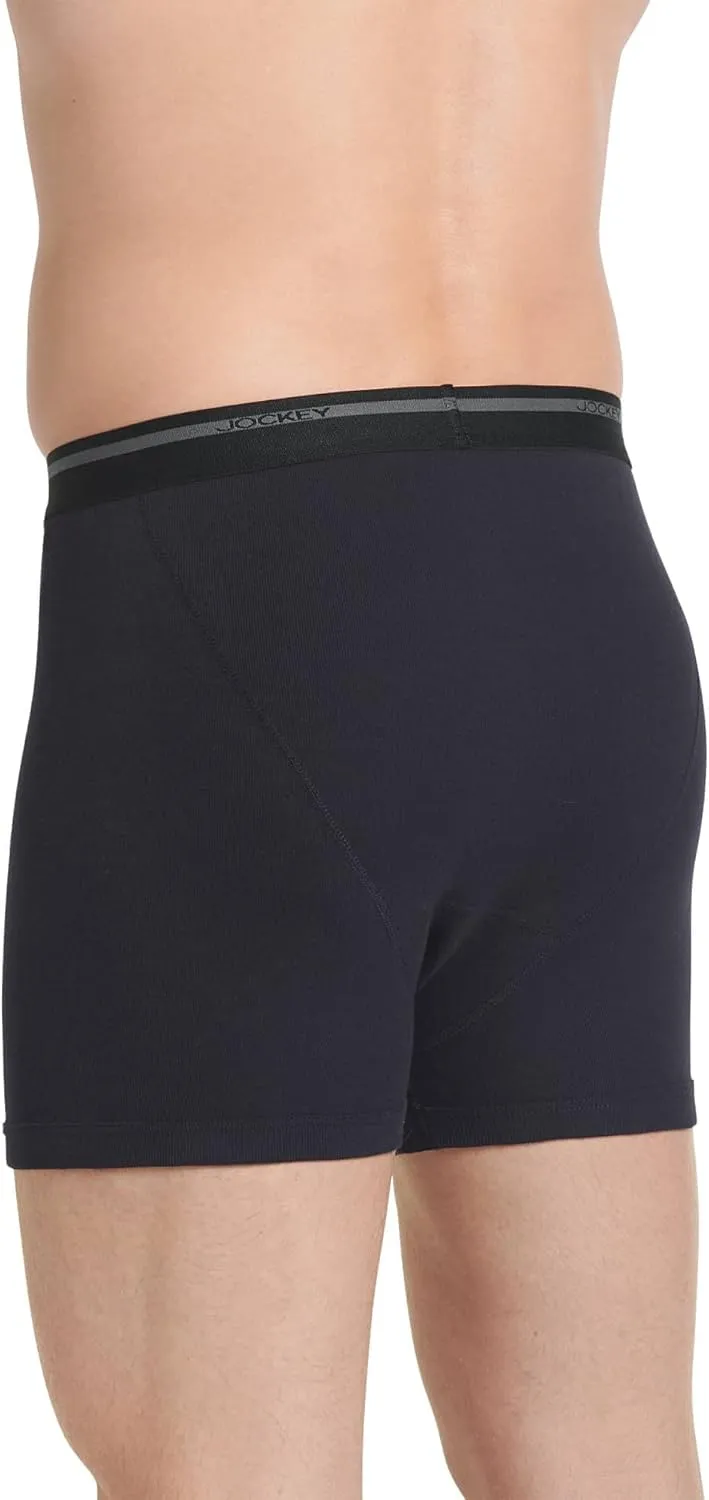 Jockey Men's Underwear Lightweight Classic 5" Boxer Brief - 3 Pack