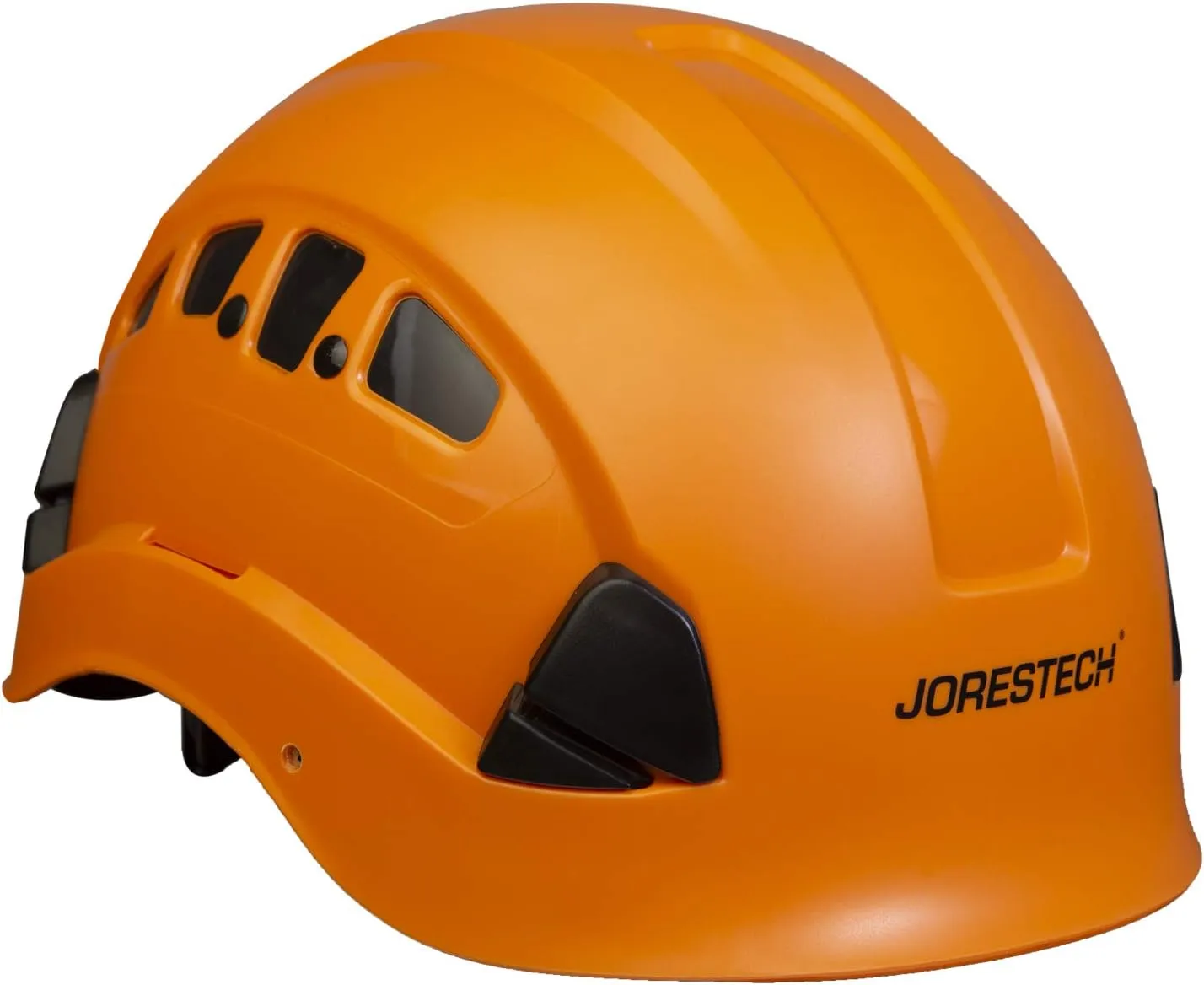 JORESTECH - ABS Work-at-Height and Rescue Hard Hat Slotted Ventilated Helmet w/Adjustable Ratchet 6-Point Suspension ANSI Z89.1-14