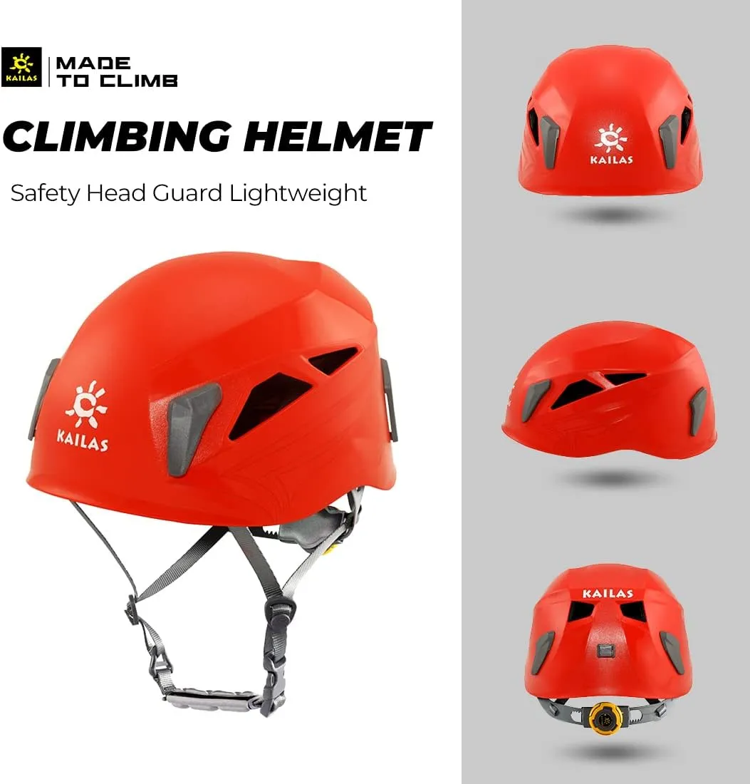 KAILAS Aegis Climbing Helmet Men Rock Rescue Helmet Womens Lightweight Mountaineering Hiking Caving Helmet Adults Work Safety Helmet