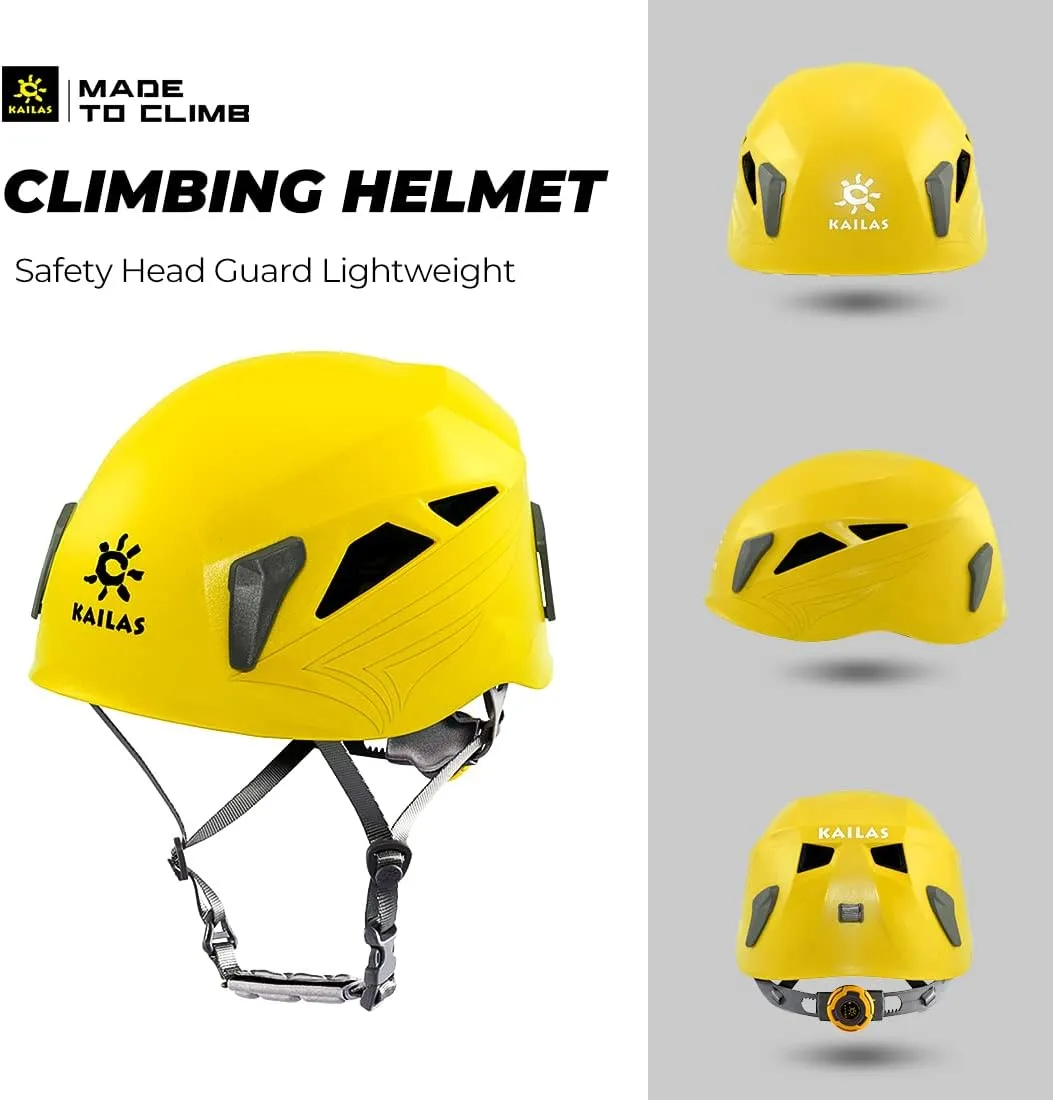 KAILAS Aegis Climbing Helmet Men Rock Rescue Helmet Womens Lightweight Mountaineering Hiking Caving Helmet Adults Work Safety Helmet