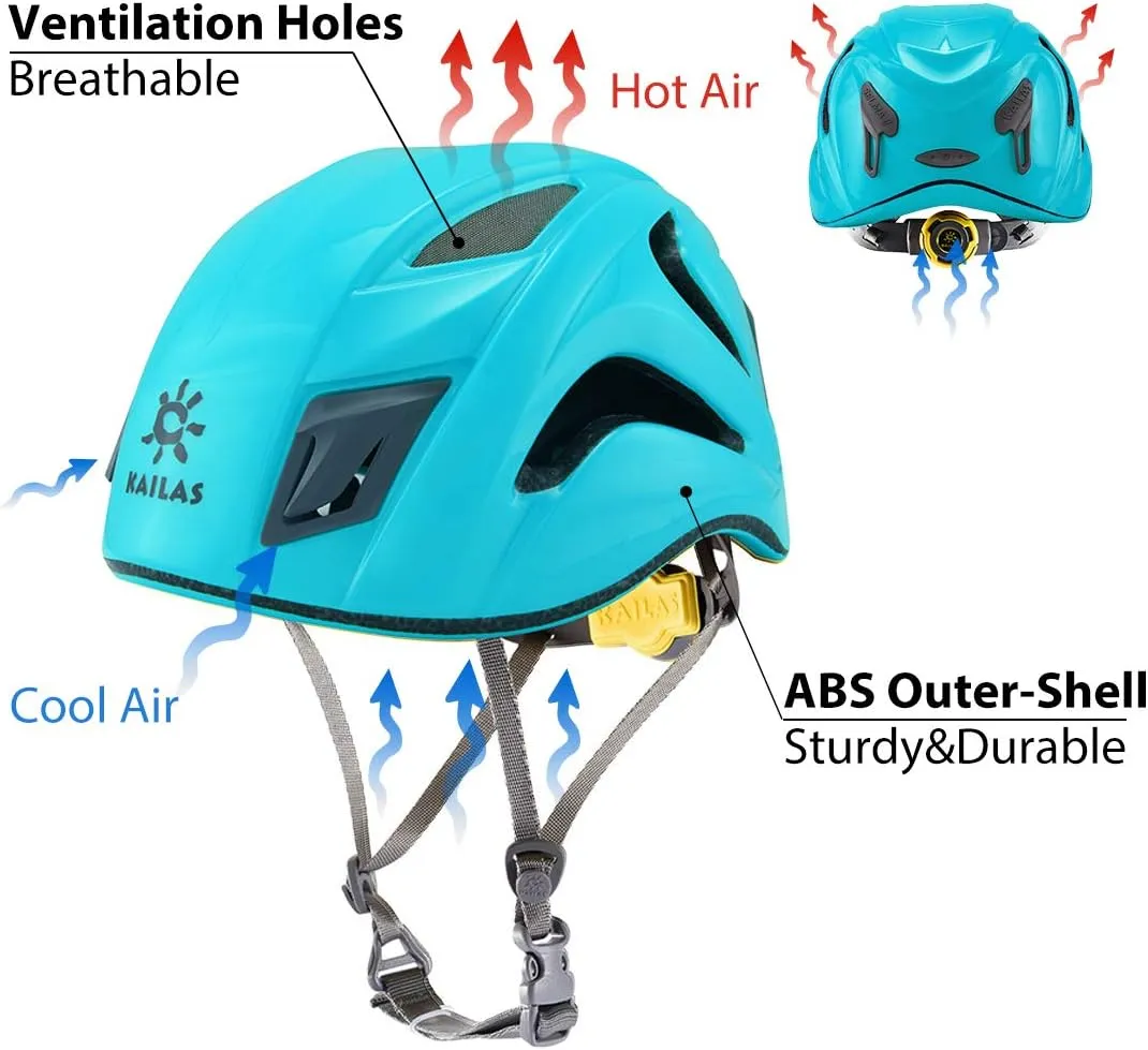 Kailas Rock Climbing Helmet Men Mountaineering Helmet Arborist Helmet Hiking Caving Search and Rescue Tree Climbing Helmet Adjustable
