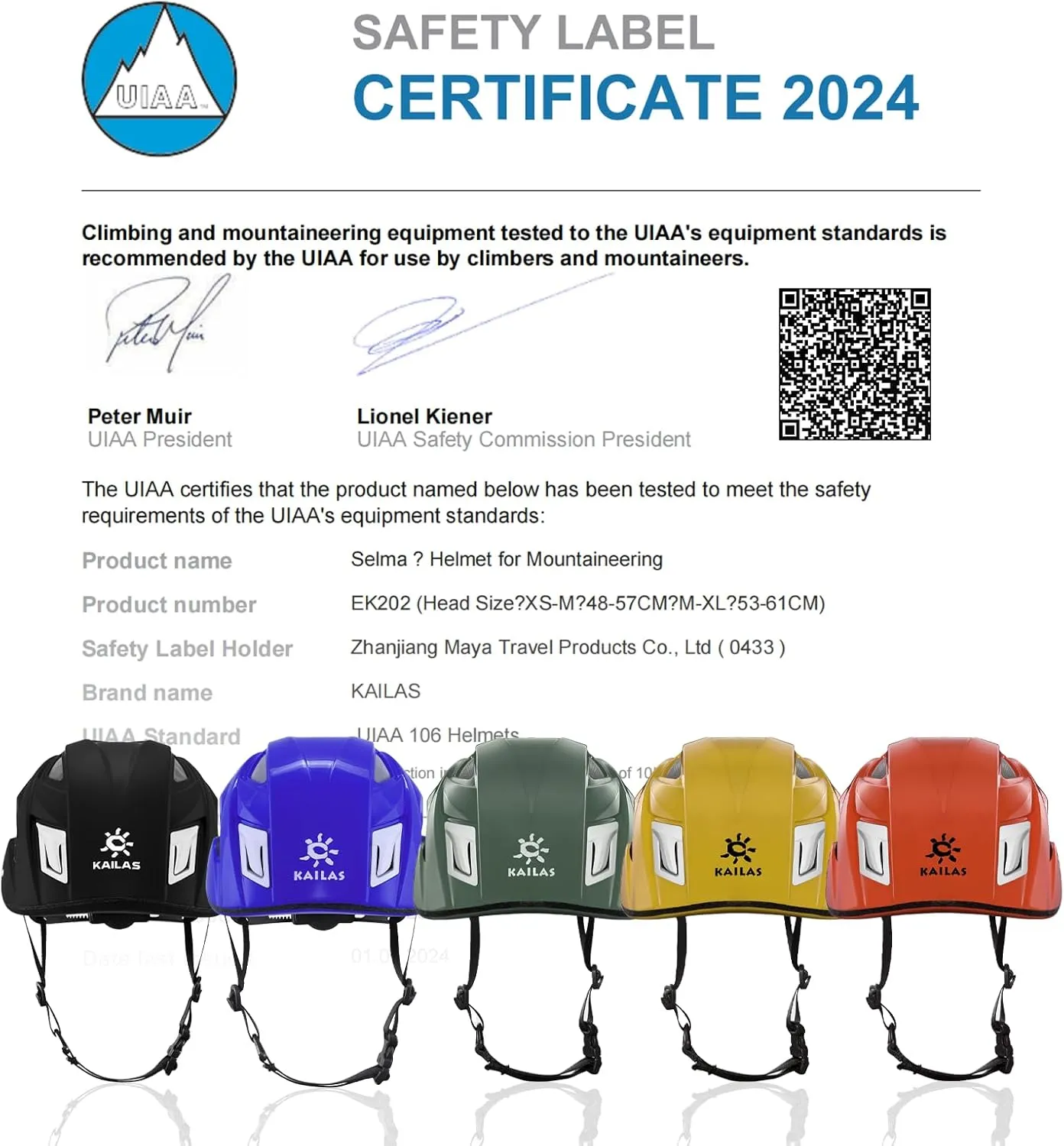 KAILAS Selma Climbing Helmet Arborist Search Rescue Helmet Rock Climbing Gear Mountaineering Protos Half Bump Helmet