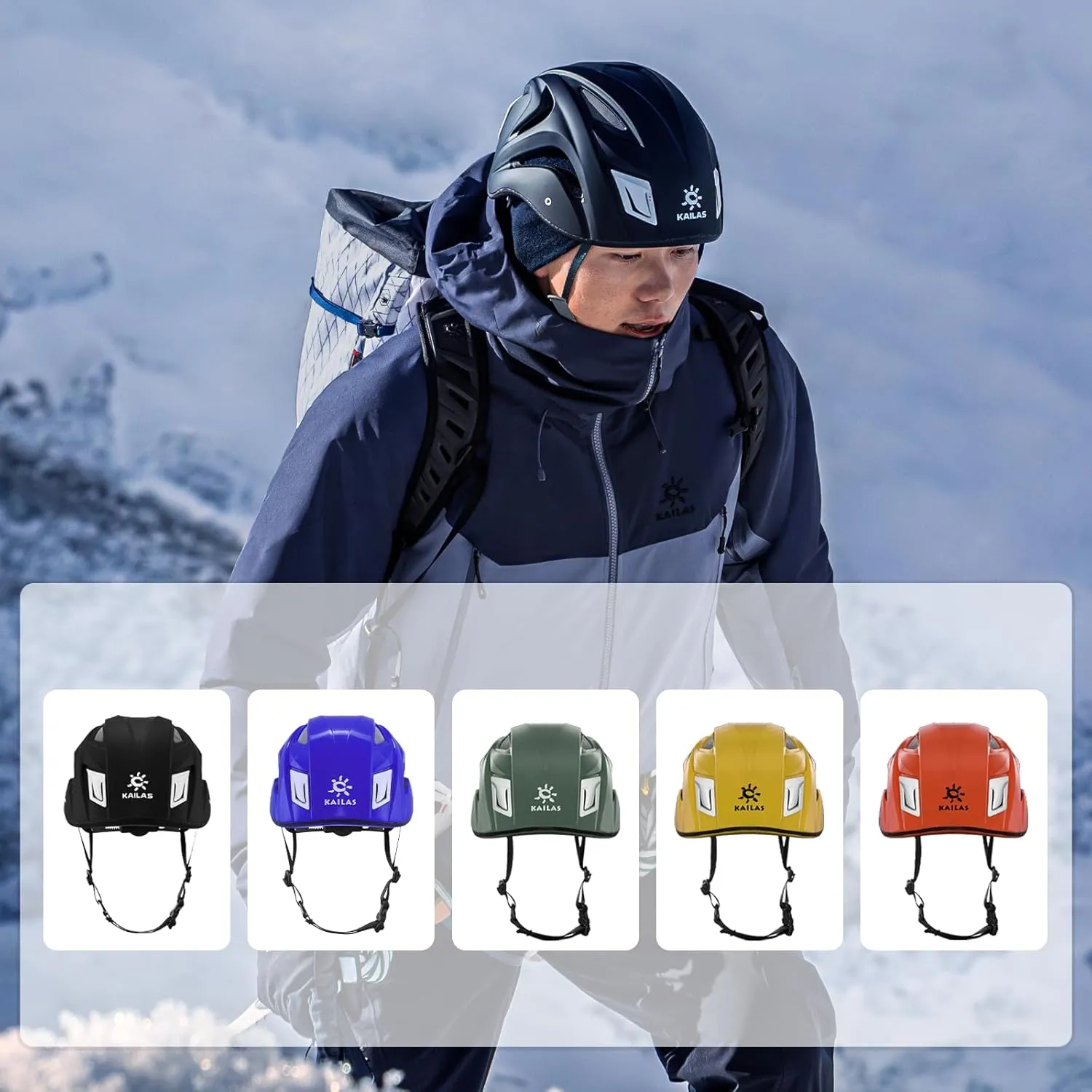 KAILAS Selma Climbing Helmet Arborist Search Rescue Helmet Rock Climbing Gear Mountaineering Protos Half Bump Helmet