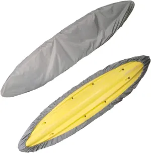 Kayak Cover Waterproof Uv Sunblock Boat Tarp Kayak Hull Cover for 4.1-4.5 Meters/Canoe