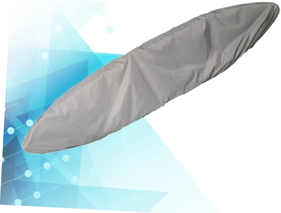 Kayak Cover Waterproof Uv Sunblock Boat Tarp Kayak Hull Cover for 4.1-4.5 Meters/Canoe