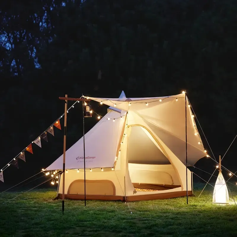 KingCamp Double Spire Canvas Camp Tent