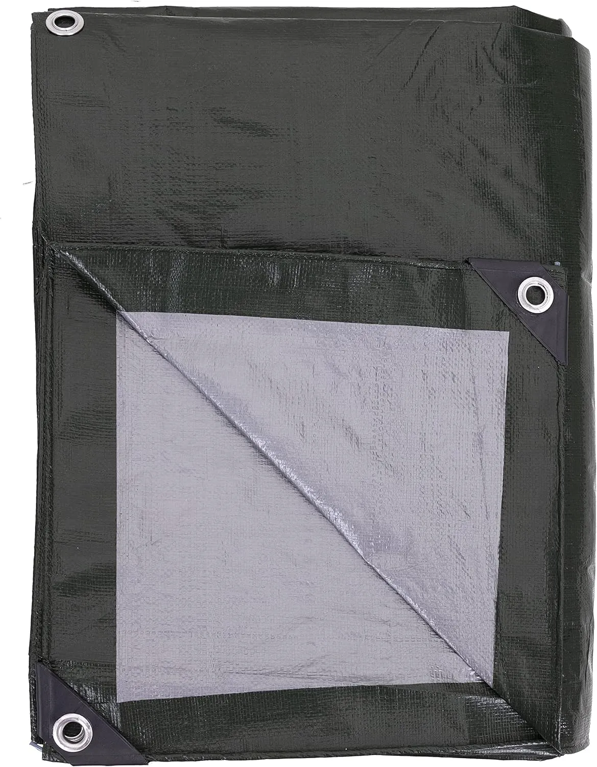 Kotap 20 x 20 Ft. Heavy-Duty Protection/Coverage Tarp, 8-mil, Reversible, Multi-Use, Waterproof, Green-Silver, (TGS-2020)