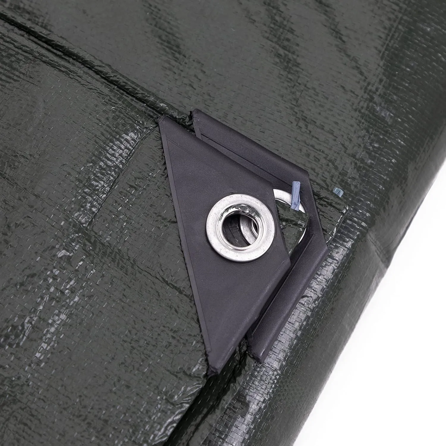 Kotap 20 x 20 Ft. Heavy-Duty Protection/Coverage Tarp, 8-mil, Reversible, Multi-Use, Waterproof, Green-Silver, (TGS-2020)