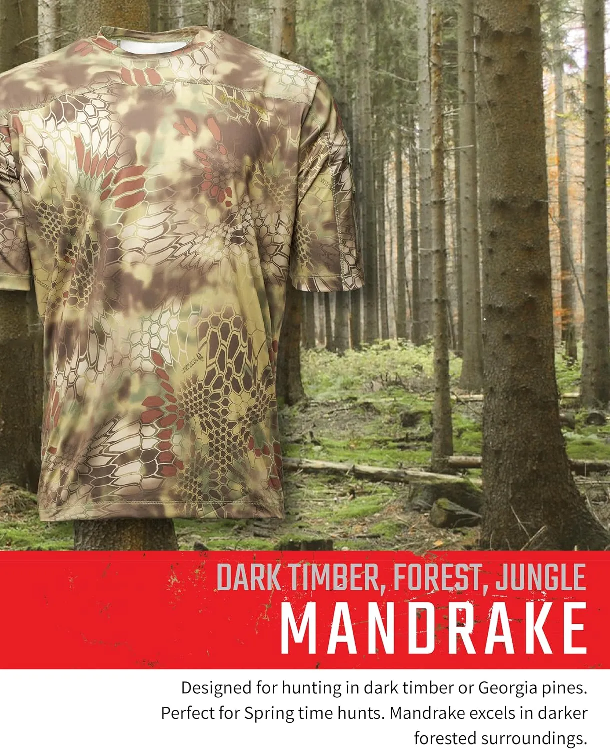 Kryptek Men’s Valhalla 2 Short Sleeve, Lightweight Camo Hunting Shirt