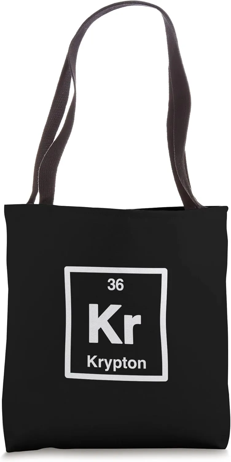 Krypton - Kr - Periodic Table of Elements - Science Gifts Tote Bag
