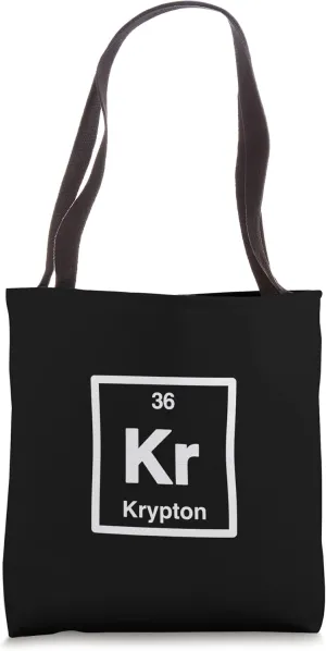 Krypton - Kr - Periodic Table of Elements - Science Gifts Tote Bag
