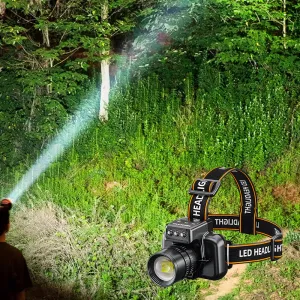 Leistungsstarke Stirnlampe mit extrem langer Lebensdauer