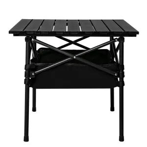 Levede Folding Camping Table Portable Black