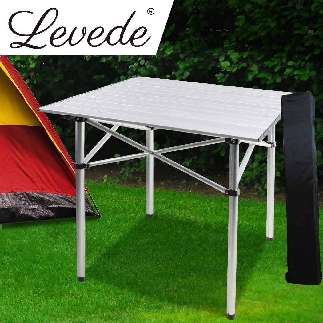 Levede Roll Up Camping Table Folding