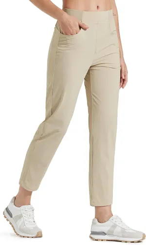 Libin Women’s Golf Pants Quick Dry Hiking Pants Lightweight Work Ankle Dress Pants for Women Business Casual Travel