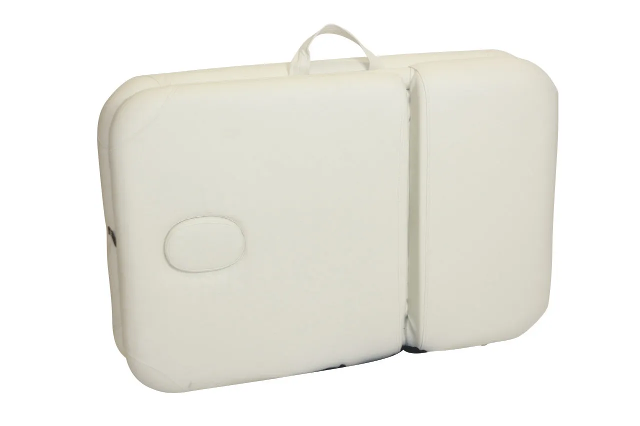 Lightweight Aluminium Portable Bed - White