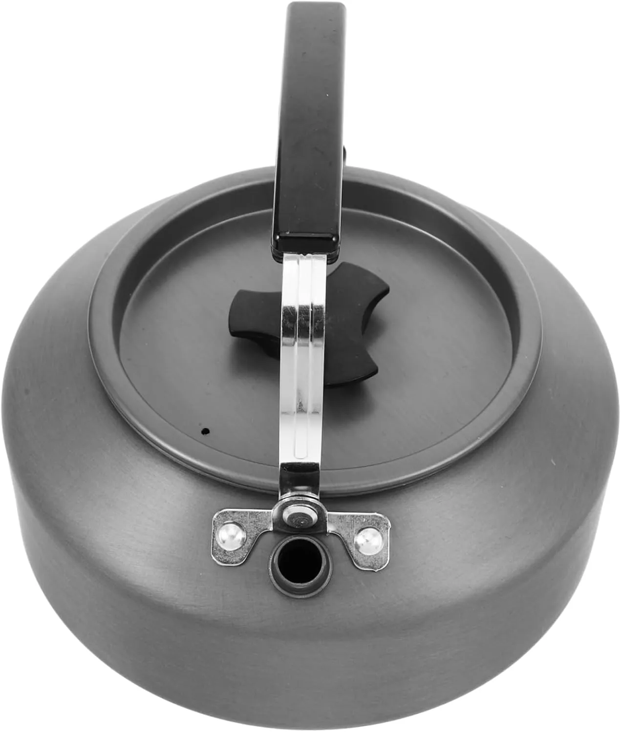 Lightweight Aluminum Camping Kettle Foldable Tea Pot Portable Outdoor Cookware for Hiking Stovetop Kettle