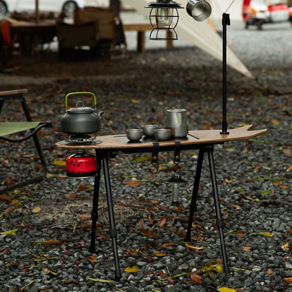 Lightweight Outdoor Table Camping Table Portable Multifunctional All-in-one Table Liftable Folding Table for Outdoor Camping Picnic Barbecue