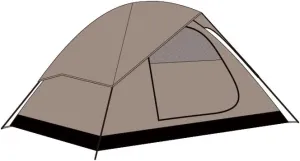 Lightweight Waterproof 2 Person Tent with Big Rain Fly for Camping, Ideal for Backpacking & Outdoor Adventures