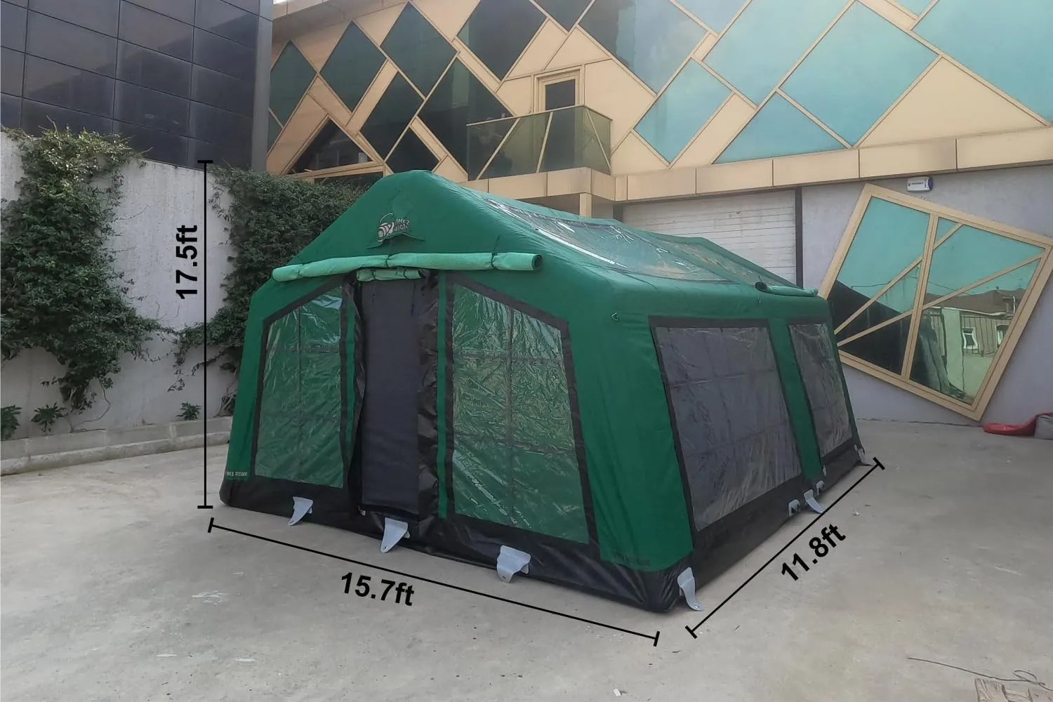 London MAXIA 480 14-Person Tent – Luxury Inflatable, Waterproof & UV Resistant, Perfect for 4-Season Camping, Easy Setup