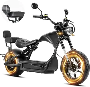 M1P Pro (2025 Upgraded) 4000W Electric Motorcycle for Adults 50MPH, 55Mlies Long Range,60V 42AH Battery,Full Suspension Dual Hydraulic Brake, Street Legal Electric Motorcycle