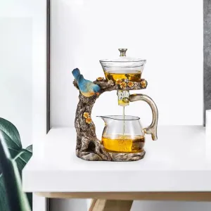 Magnetic Teapot Tea Kettle Kungfu Drip Teapot with Infuser for Birthday Gift Dining Room New Year Tea House Father's Day