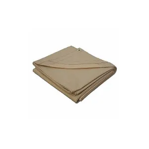 Manufacturer Varies Tarp, Tan, 23.5 ft L, 11.33 ft W,Vinyl 5WTY6 - 1 Each