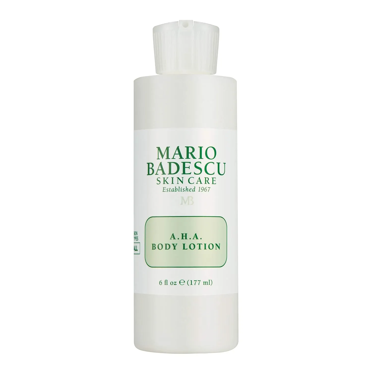 Mario Badescu AHA Body Lotion With Glycolic Acid - Moisturizing & Gentle Exfoliating Body Lotion for Softer, Youthful-looking Skin - Lightweight, Non-greasy Formula, 6 Fl Oz