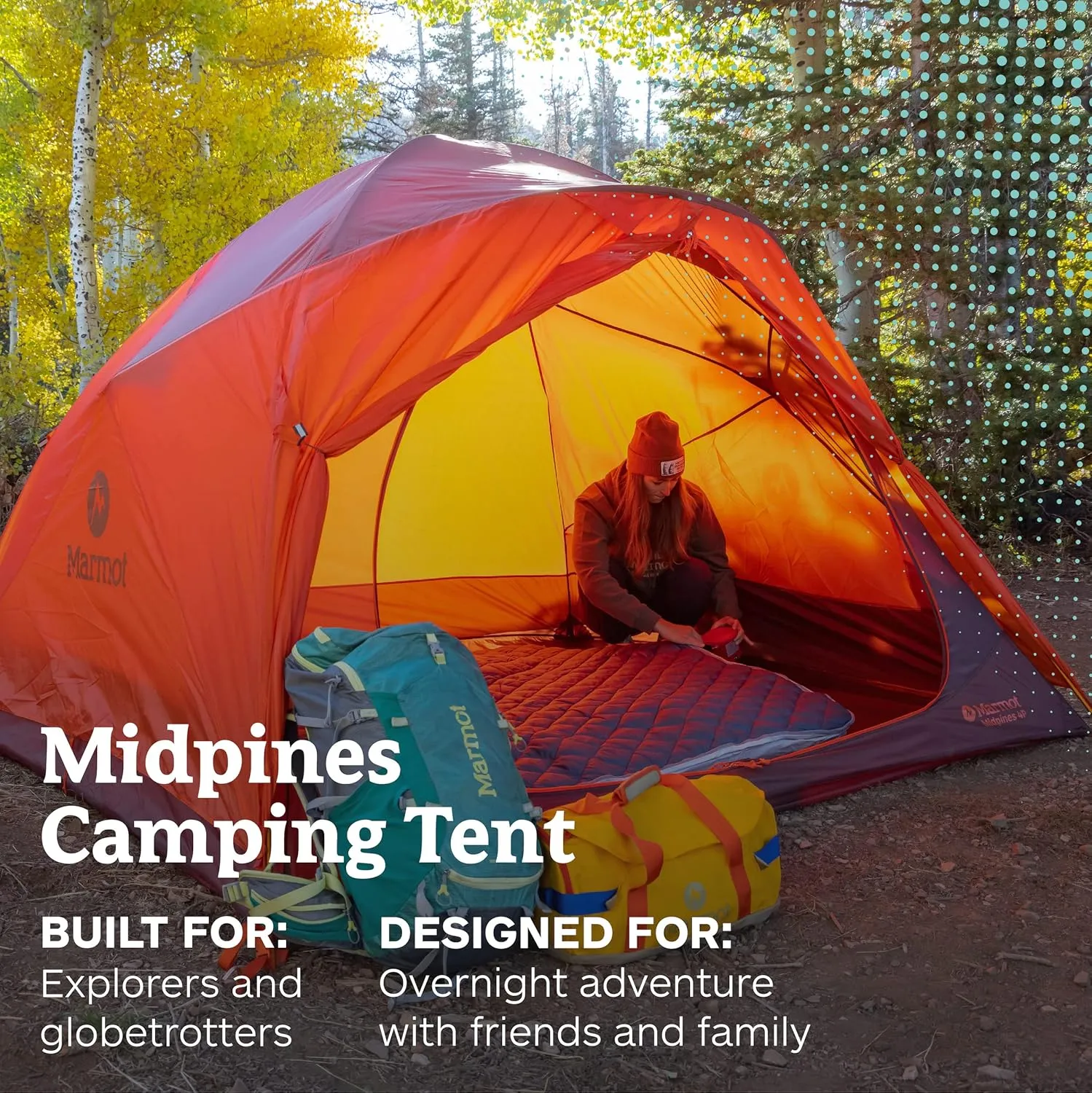 MARMOT Midpines 4P/6P Camping Tents & Footprints