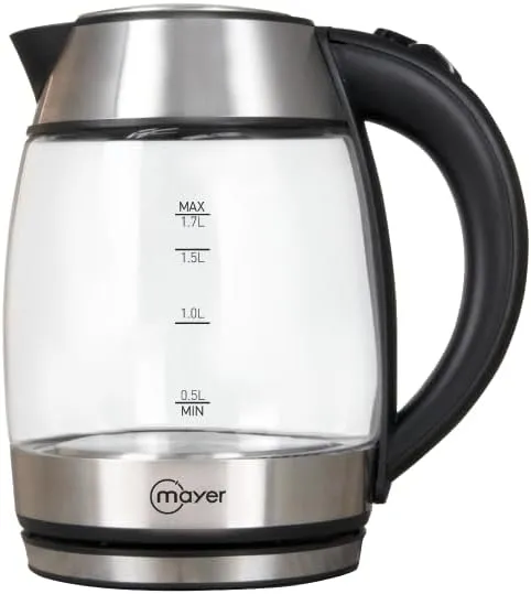 Mayer 1.7L Electric Glass Kettle MMEKG170