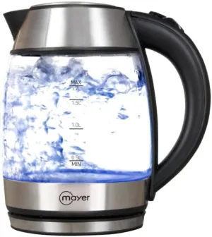 Mayer 1.7L Electric Glass Kettle MMEKG170