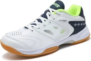 Maylrvjv Men's Badminton Shoes Lightweight Wear-Resistant Indoor Court Training Racketball Squash Tennis Athletic Shoes