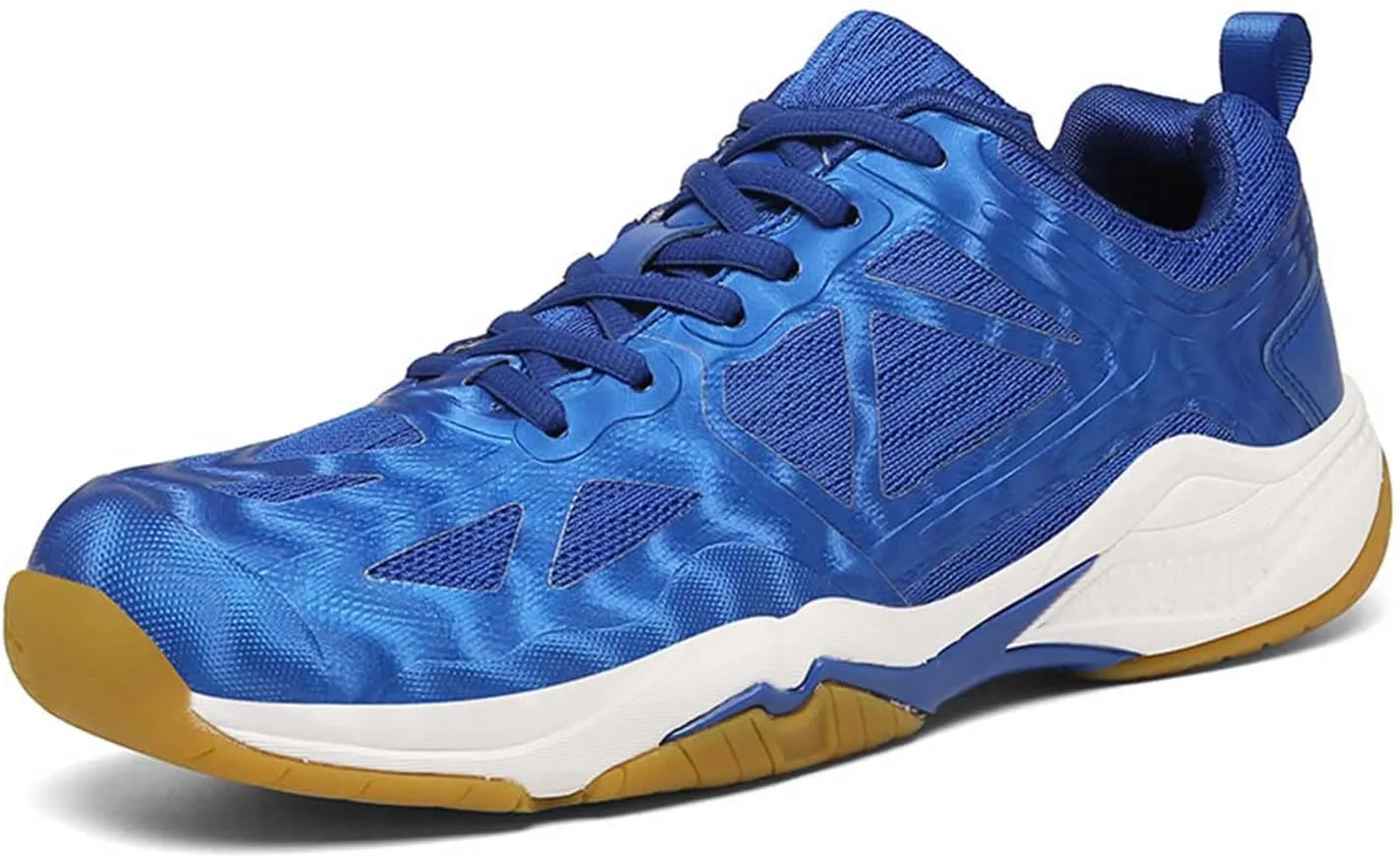 Maylrvjv Men's Badminton Shoes Lightweight Wear-Resistant Indoor Court Training Racketball Squash Tennis Athletic Shoes