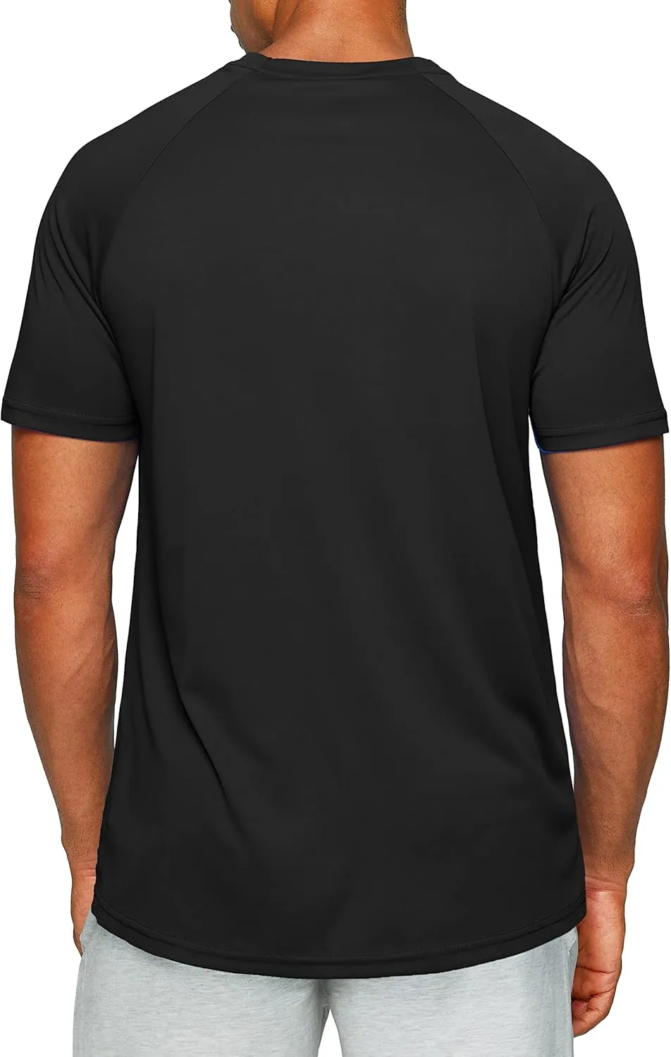Men's Dry Fit Short Sleeve T-Shirt Crewneck Lightweight Tee Shirts for Men Workout Athletic Casual