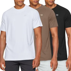Men's Dry Fit Short Sleeve T-Shirt Crewneck Lightweight Tee Shirts for Men Workout Athletic Casual